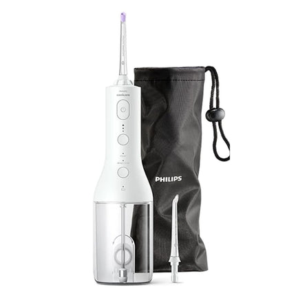 PHILIPS Sonicare Cordless Power Flosser 3000 Ηλεκτρικό Οδοντικό Νήμα με Τεχνολογία QuadStream Άσπρο HX3826/31
