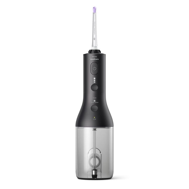PHILIPS Sonicare Cordless Power Flosser 3000 Ηλεκτρικό Οδοντικό Νήμα με Τεχνολογία QuadStream Μαύρο HX3826/33