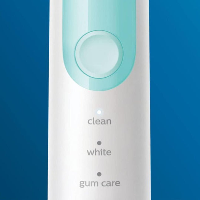 PHILIPS Sonicare ProtectiveClean 5100 Επαναφορτιζόμενη Ηλεκτρική Οδοντόβουρτσα με Τεχνολογία Sonic, Αισθητήρα Πίεσης & 3 Λειτουργίες Καθαρισμού Άσπρο/Πράσινο HX6857/28