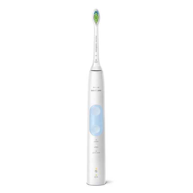 PHILIPS Sonicare ProtectiveClean 5100 Επαναφορτιζόμενη Ηλεκτρική Οδοντόβουρτσα με Τεχνολογία Sonic, Αισθητήρα Πίεσης & 3 Λειτουργίες Καθαρισμού Άσπρο/Γαλάζιο HX6859/29