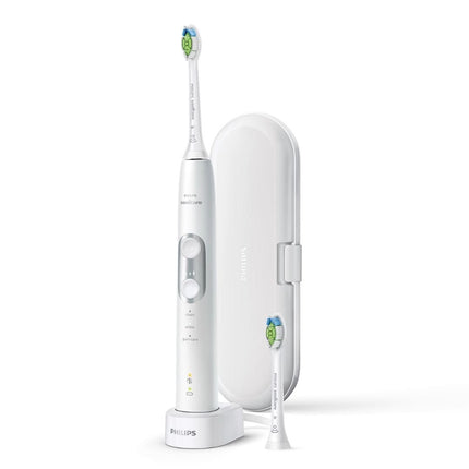 PHILIPS Sonicare ProtectiveClean 6100 Επαναφορτιζόμενη Ηλεκτρική Οδοντόβουρτσα με Τεχνολογία Sonic, Αισθητήρας Πίεσης, Τρεις λειτουργίες & Έξυπνες Υπενθυμίσεις HX6877/29