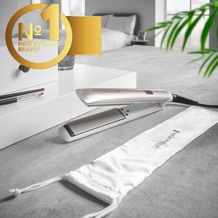 Remington Hydraluxe Ισιωτική Μαλλιών με Επίστρωση Διατήρησης Υγρασίας, Ιοντική Περιποίηση και Περιστρεφόμενο Καλώδιο S8901