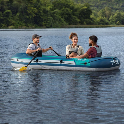 Bestway Hydro-Force Trek X3 Φουσκωτή Βάρκα 2 Ατόμων 294x137x39 cm με Κουπιά και Τρόμπα 61154
