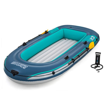 Bestway Hydro-Force Trek X3 Φουσκωτή Βάρκα 2 Ατόμων 294x137x39 cm με Κουπιά και Τρόμπα 61154