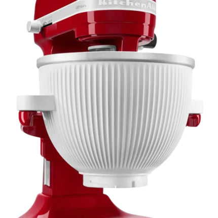 KitchenAid Μπολ Παγωτομηχανής 1,9L για Επιτραπέζιο Μίξερ 5KSMICM Λευκό