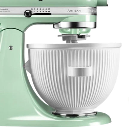 KitchenAid Μπολ Παγωτομηχανής 1,9L για Επιτραπέζιο Μίξερ 5KSMICM Λευκό