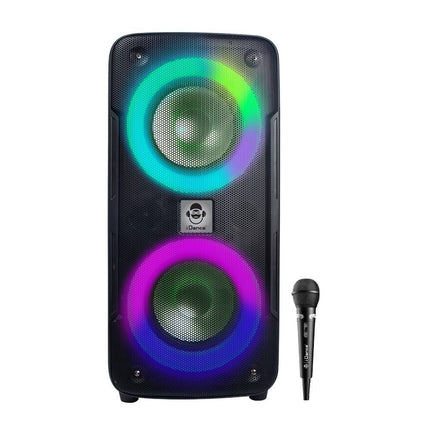 iDance DJX-100MK2 Φορητό Karaoke Ηχείο με Disco Φωτισμό & Ενσύρματο Μικρόφωνο