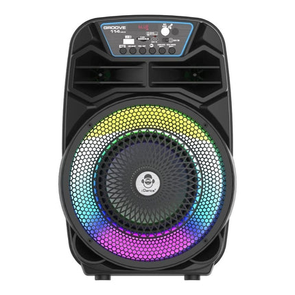 iDance Groove Φορητό Ηχείο Karaoke 114mk3 με Ενσύρματο Μικρόφωνο, Bluetooth & Disco LED