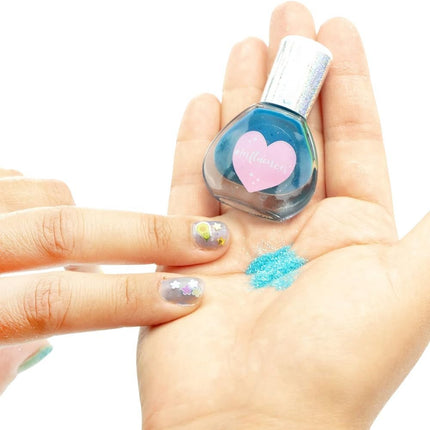 Influencer Rainbow Manicure Πολύχρωμο Σετ Διακόσμησης Νυχιών με Βερνίκια που Αλλάζουν Χρώμα & Glitter για Λαμπερές Εμφανίσεις