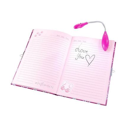 Influencer Secret Diary Ροζ Μυστικό Ημερολόγιο με Squishy Γατούλα & Αξεσουάρ Γεμάτο Στυλ & Φαντασία