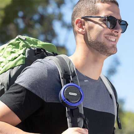 InnovaGoods DropSound Φορητό Αδιάβροχο Ηχείο Bluetooth με Handsfree, Βεντούζα και Καραμπίνερ V0101205