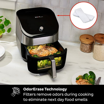 Instant Air Fryer 5.7L  6 σε 1 Vortex Plus ClearCook 1700W με Παράθυρο Επισκόπησης και OdourErase INST-140310301