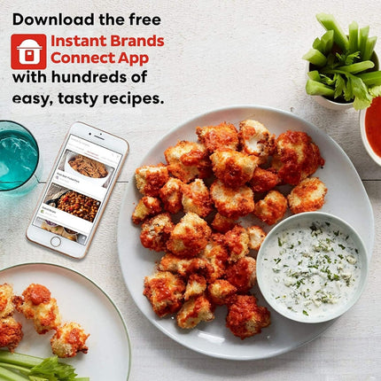 Instant Air Fryer 5.7L  6 σε 1 Vortex Plus ClearCook 1700W με Παράθυρο Επισκόπησης και OdourErase INST-140310301