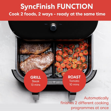 INSTANT Φριτέζα Αέρος Vortex Plus VersaZone Air Fryer 8.5L 8-σε-1 με Dual Zone & EvenCrisp 1700W