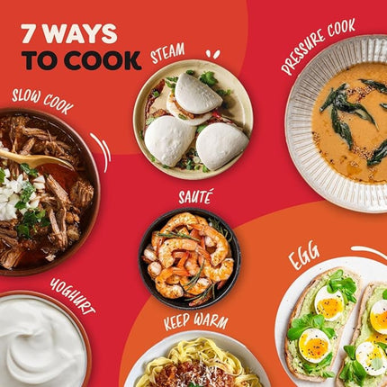 Instant Pot Classic 5.7L Πολυμάγειρας 7 σε 1 Ηλεκτρική Χύτρα Ταχύτητας 1000W INST-112200001