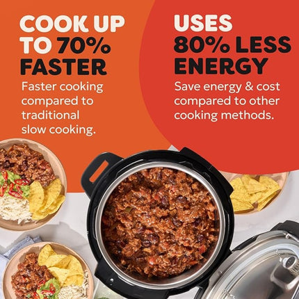 Instant Pot Classic XL 7.1L Πολυμάγειρας 7 σε 1 Ηλεκτρική Χύτρα Ταχύτητας INST-140001901
