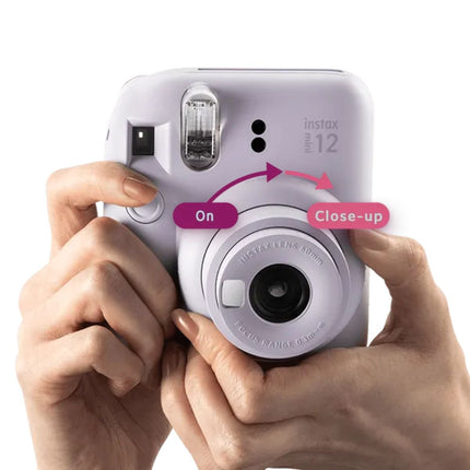 Fujifilm Instax Mini 12 Στιγμιαία Φωτογραφική Μηχανή με Αυτόματη Έκθεση & Λειτουργία Close-Up Μωβ