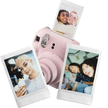 Fujifilm Instax Mini 12 Στιγμιαία Φωτογραφική Μηχανή με Αυτόματη Έκθεση & Λειτουργία Close-Up Ροζ