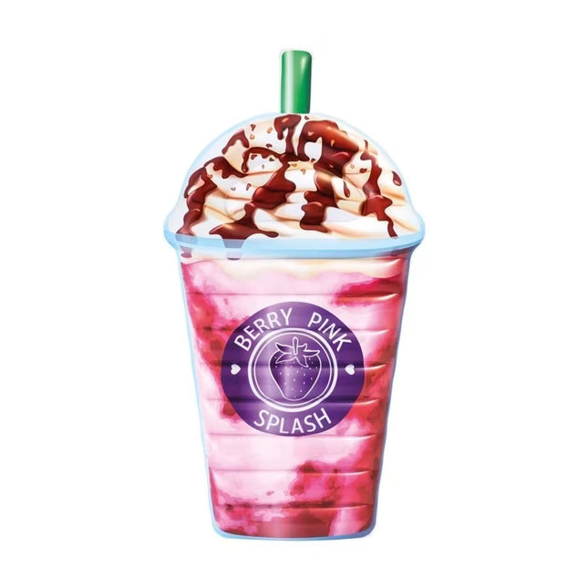 Intex Φουσκωτό Στρώμα Θαλάσσης 198x107cm Berry Pink Milkshake Ροζ 14+ Ετών