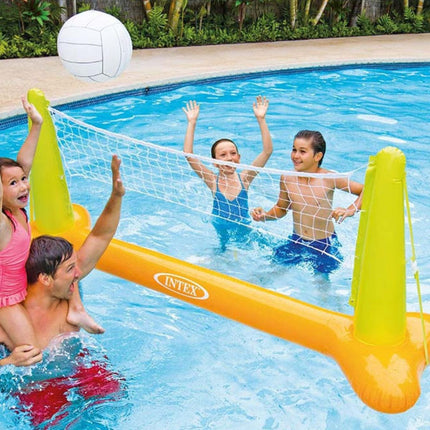Intex Φουσκωτό Δίχτυ Βόλεϊ Πισίνας με Μπάλα 239x64x91cm 56508 6+ Ετών