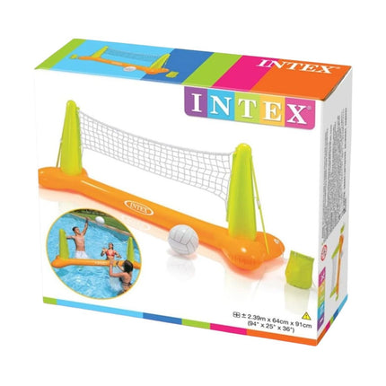 Intex Φουσκωτό Δίχτυ Βόλεϊ Πισίνας με Μπάλα 239x64x91cm 56508 6+ Ετών
