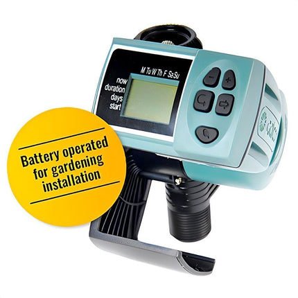 GALCON 11000L Προγραμματιστής Άρδευσης για Μπαλκόνια & Μικρούς Κήπους με Ενσωματωμένη Βαλβίδα και Φίλτρο