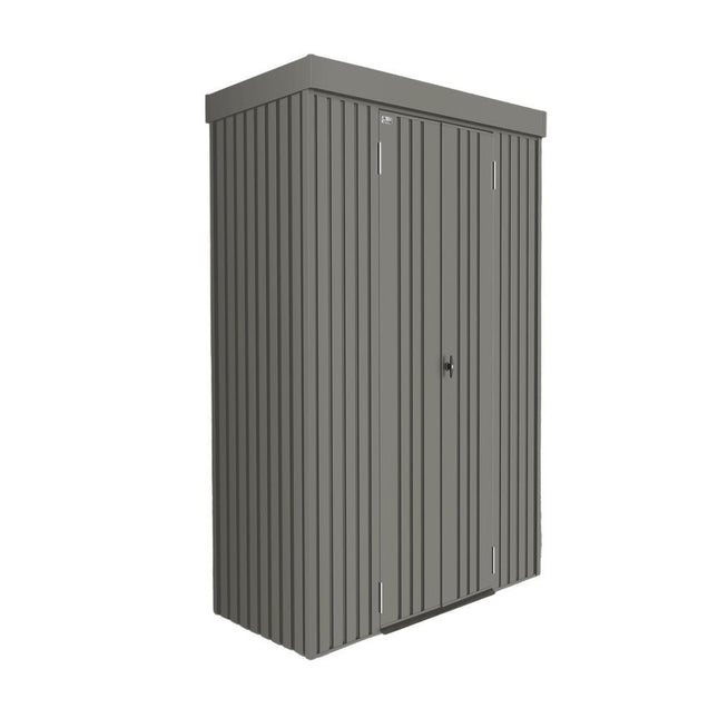 ISUNOR Μεταλλική Γαλβανιζέ Αποθήκη Κήπου 3x7ft, 98x213x181 cm