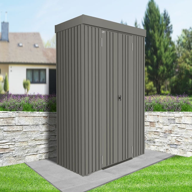 ISUNOR Μεταλλική Γαλβανιζέ Αποθήκη Κήπου 3x7ft, 98x213x181 cm