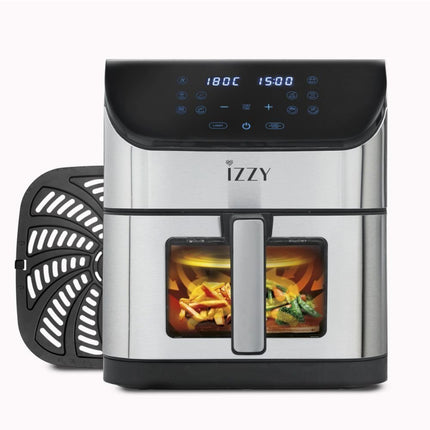 Izzy IZ-8229 Digital Air Fryer Inox XL 8Lt with Wi-Fi Silver