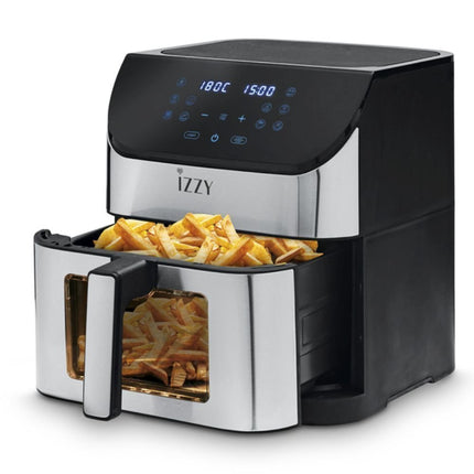 Izzy IZ-8229 Digital Air Fryer Inox XL 8Lt with Wi-Fi Silver