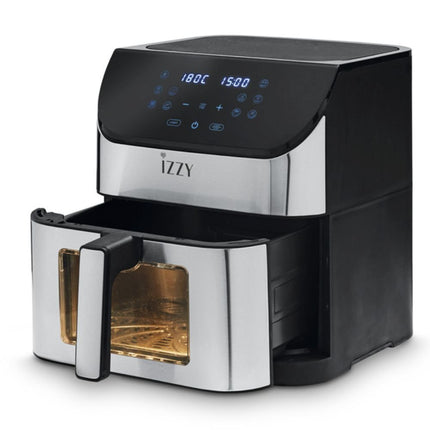 Izzy IZ-8229 Digital Air Fryer Inox XL 8Lt with Wi-Fi Silver