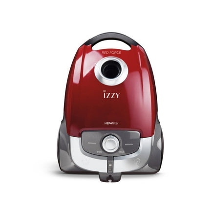 Izzy Ηλεκτρική Σκούπα 700W με Σακούλα 4lt Κόκκινη