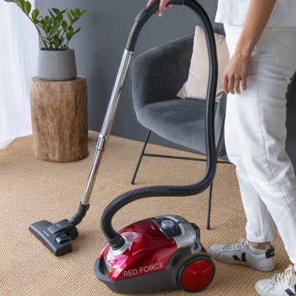 Izzy Ηλεκτρική Σκούπα 700W με Σακούλα 4lt Κόκκινη