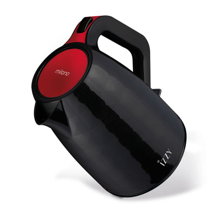 Izzy Milano Diamond Βραστήρας 1.7Lt  2200W με Αυτόματη Παύση & Περιστρεφόμενη Βάση 360° Μαύρο