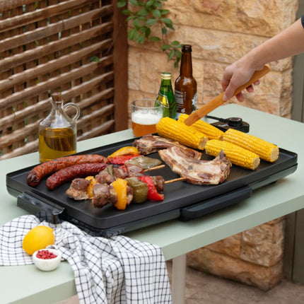 IZZY Επιτραπέζια Ηλεκτρική Ψησταριά XL Plancha 2400W 59.5×34.5cm με Ρυθμιζόμενο Θερμοστάστη IZ-8103