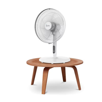 IZZY Ανεμιστήρας 3σε1 70W 40cm με 3 Επίπεδα Ύψους, Χρονοδιακόπτη, Λειτουργία Περιστροφής και Τηλεχειριστήριο IZ-9007 Λευκό