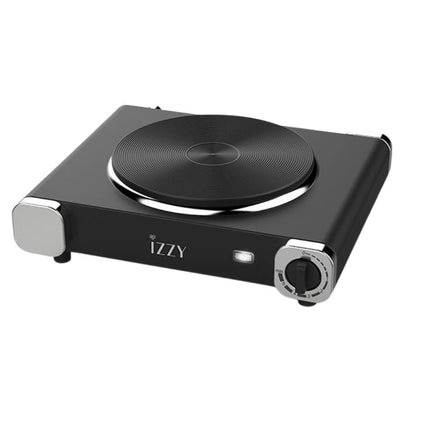 IZZY Φορητή Επιτραπέζια Μονή Εστία Εμαγιέ 1500W με Ρυθμιζόμενο Θερμοστάτη