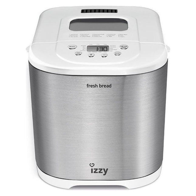 IZZY Fresh Bread Αρτοπαρασκευαστής 650W Χωρητικότητας 1000gr με 15 Προγράμματα