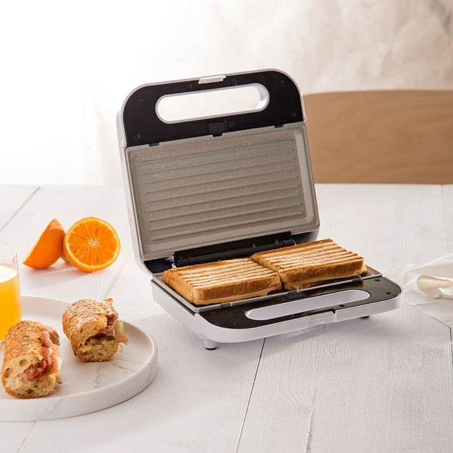 IZZY Green Toast Τοστιέρα Σαντουιτσιέρα 800W με Αποσπώμενες Πλάκες για 2 Τοστ IZ-2010