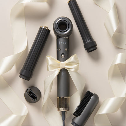 IZZY Multi Styler AIR PRO 5σε1 Επαγγελματικό Σεσουάρ & Styler Μαλλιών 1300W-max 1500W με Κινητήρα BLDC & Τεχνολογία COANDA IZ-7220