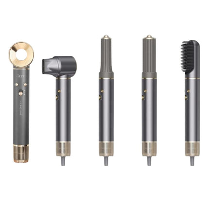 IZZY Multi Styler AIR PRO 5σε1 Επαγγελματικό Σεσουάρ & Styler Μαλλιών 1300W-max 1500W με Κινητήρα BLDC & Τεχνολογία COANDA IZ-7220