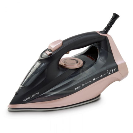 IZZY Power Ceramic Σίδερο Ατμού 2900W με Ισχυρή Απόδοση & Ανθεκτική Κεραμική Πλάκα