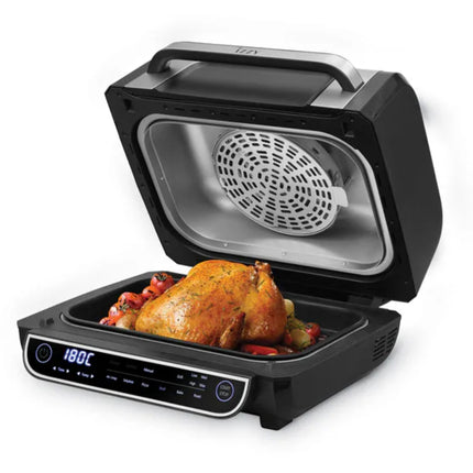 IZZY Ψηφιακή Φριτέζα Αέρος & Grill 2 σε 1 7L 1700W με 8 Προγράμματα & Οθόνη Αφής IZ-8265, Inox
