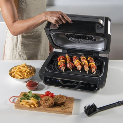 IZZY Ψηφιακή Φριτέζα Αέρος & Grill 2 σε 1 7L 1700W με 8 Προγράμματα & Οθόνη Αφής IZ-8265, Inox