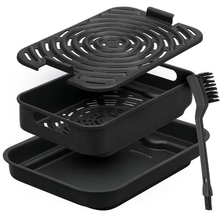 IZZY Ψηφιακή Φριτέζα Αέρος & Grill 2 σε 1 7L 1700W με 8 Προγράμματα & Οθόνη Αφής IZ-8265, Inox