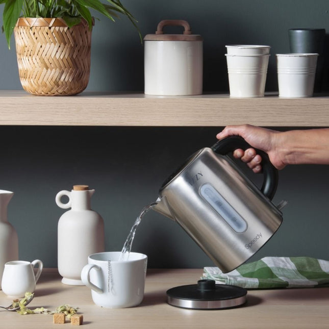 IZZY Speedy Βραστήρας 1L 2200W Inox με Αυτόματη Παύση Λειτουργίας