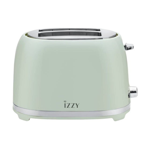 IZZY Vintage Φρυγανιέρα 850W 2 Θέσεων με 7 Επίπεδα Φρυγανίσματος Πράσινο