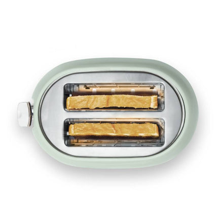 IZZY Vintage Φρυγανιέρα 850W 2 Θέσεων με 7 Επίπεδα Φρυγανίσματος Πράσινο