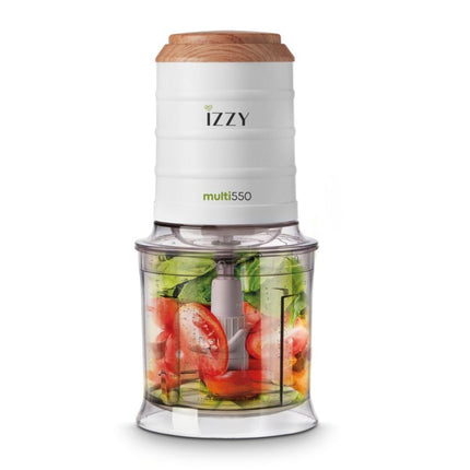 IZZY Wooden Πολυκόφτης 550W με Ξύλινη Αισθητική & 4πλο Μαχαίρι IZ-6906