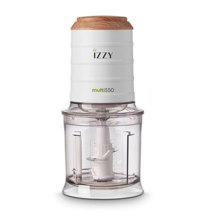IZZY Wooden Πολυκόφτης 550W με Ξύλινη Αισθητική & 4πλο Μαχαίρι IZ-6906